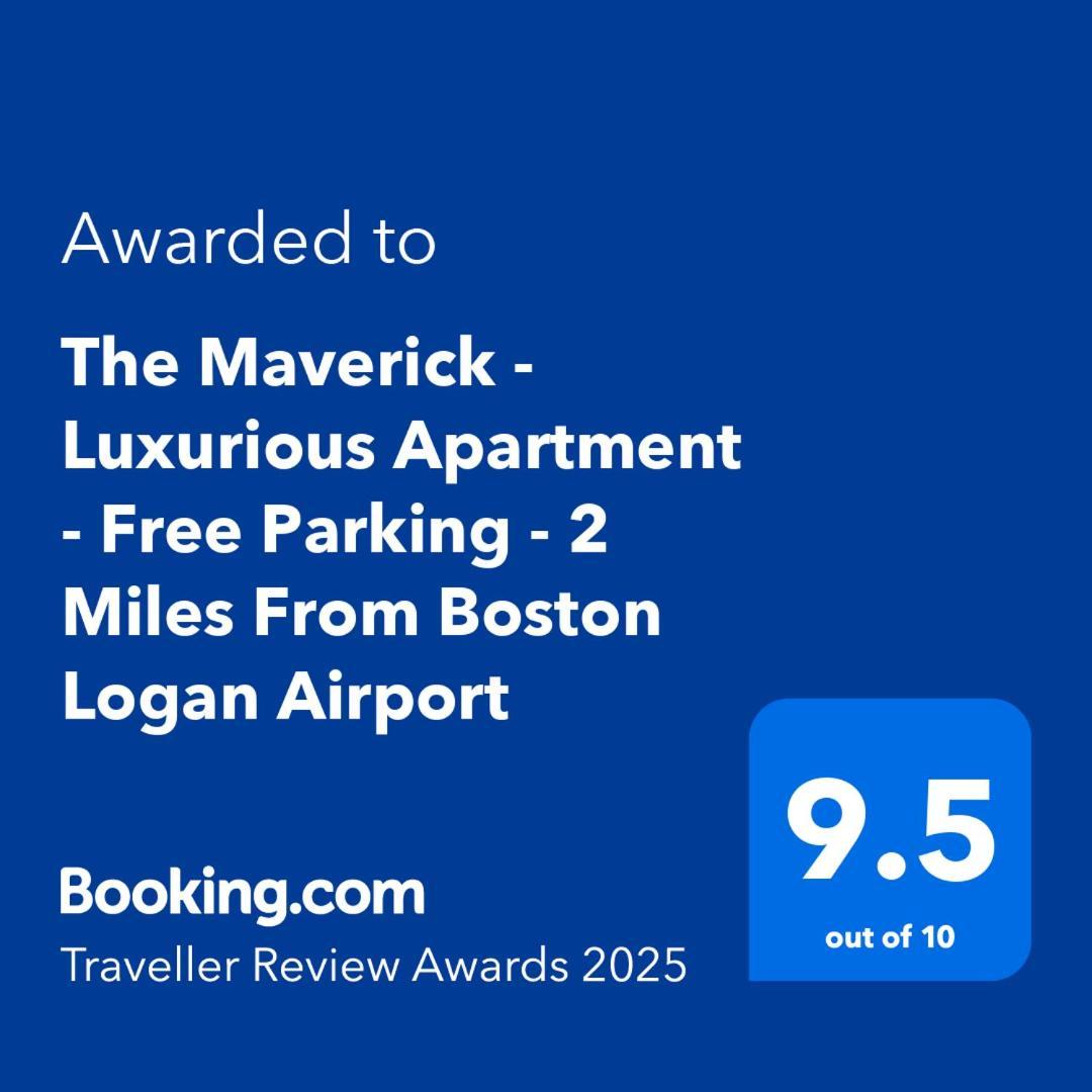 The Maverick - Luxurious Apartment - Free Parking - 2 Miles From Boston Logan Airport Челси Экстерьер фото
